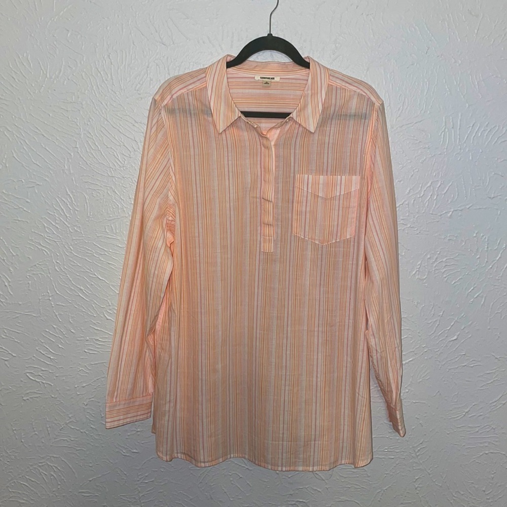 GoodThreads Women’s Washed Cotton Popover Tunic